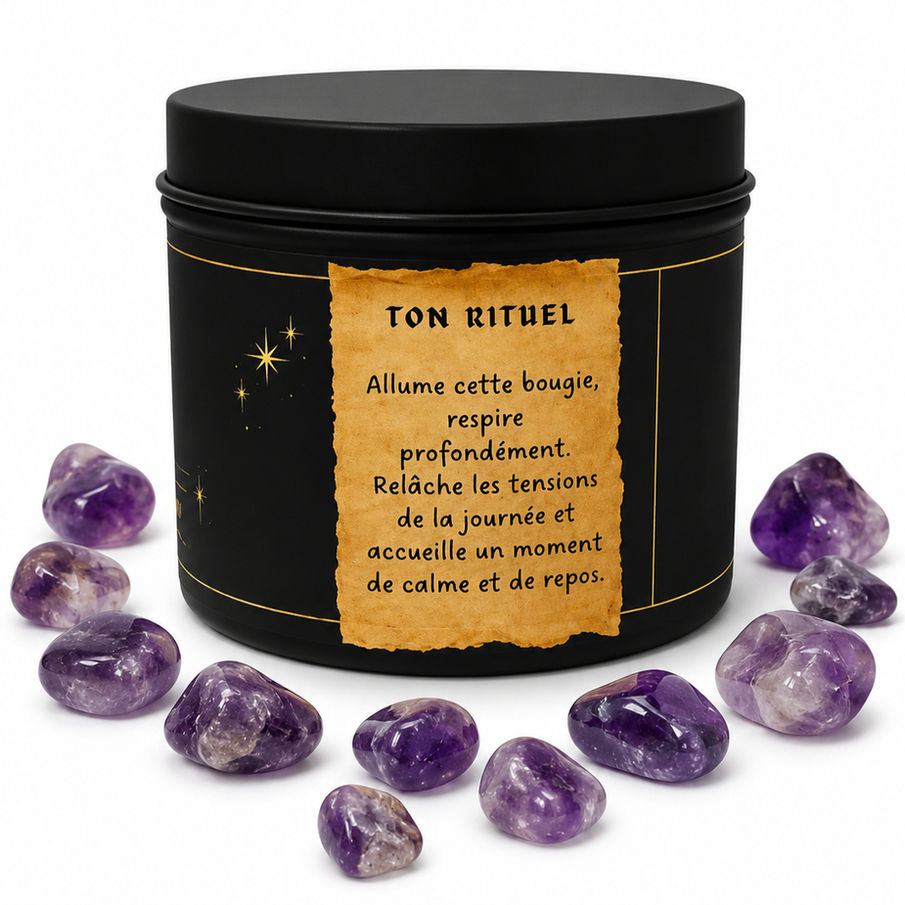Ton rituel bougie amethyste