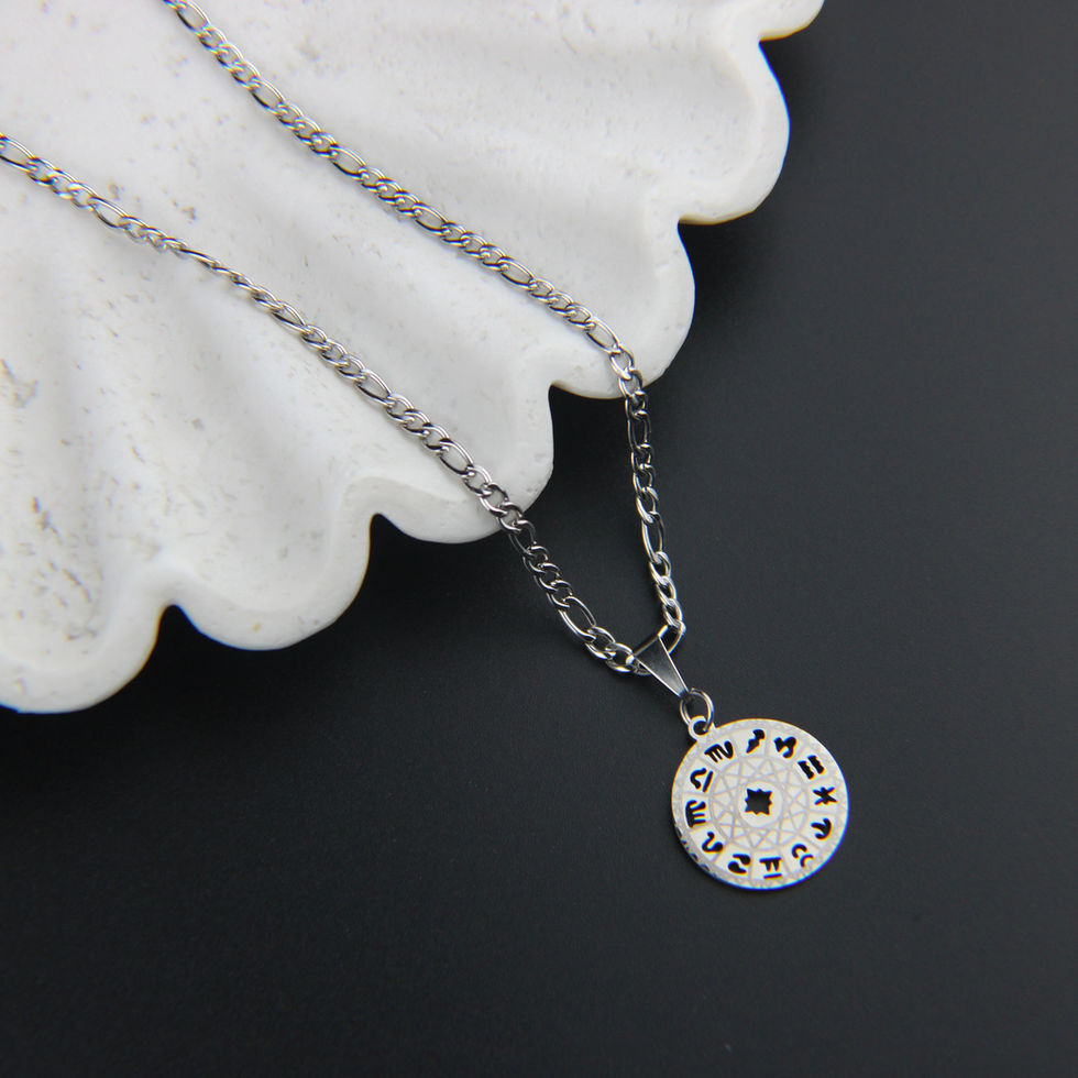 Collier Zodiaque acier inoxydable