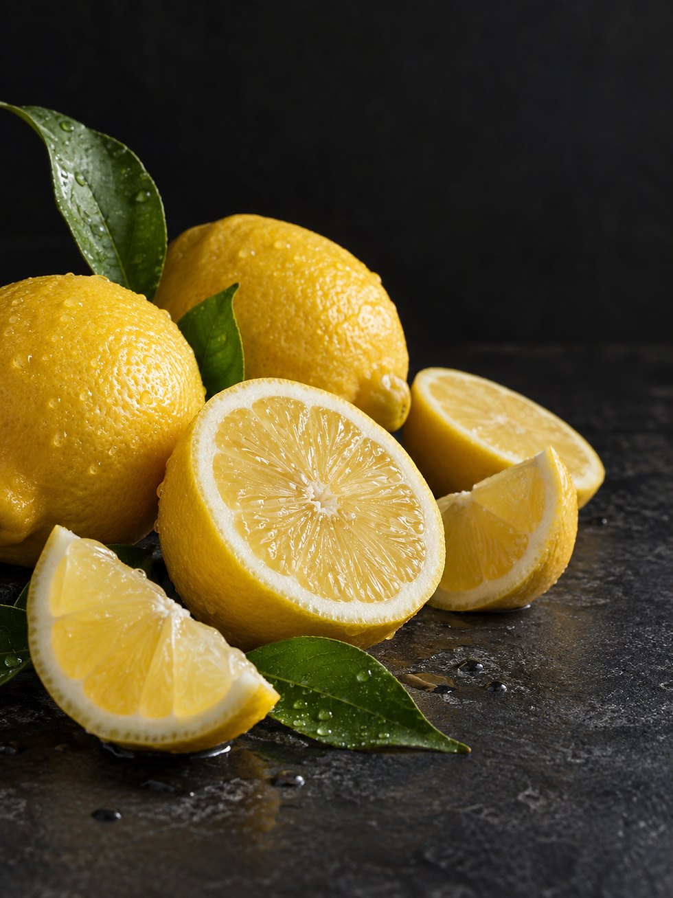 Bougie enrichie de cristaux, Citrine, au parfum de citron