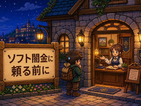 ソフト闇金に頼る前に相談する旅人