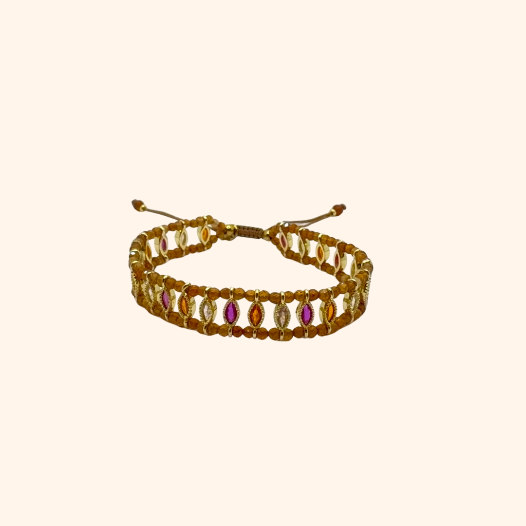 Bracelet Grâce - camel