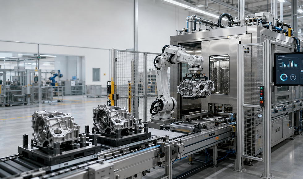 How to Integrate an Automated Parts Cleaning System into a Production Line: Loading, Cycle Time, Fixtures, Robot Cells, and Quality Traceability
