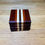 Thumbnail: Hand Made Striped Coasters x 4