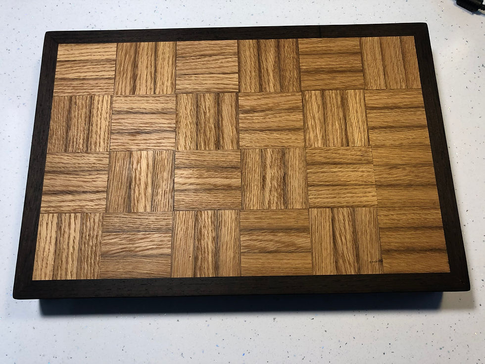 Oak and Wenge Edge Board