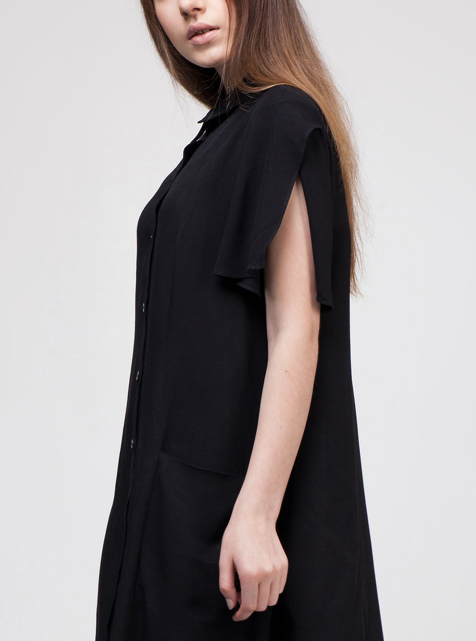 Thumbnail: Side Pocket Shirt Dress