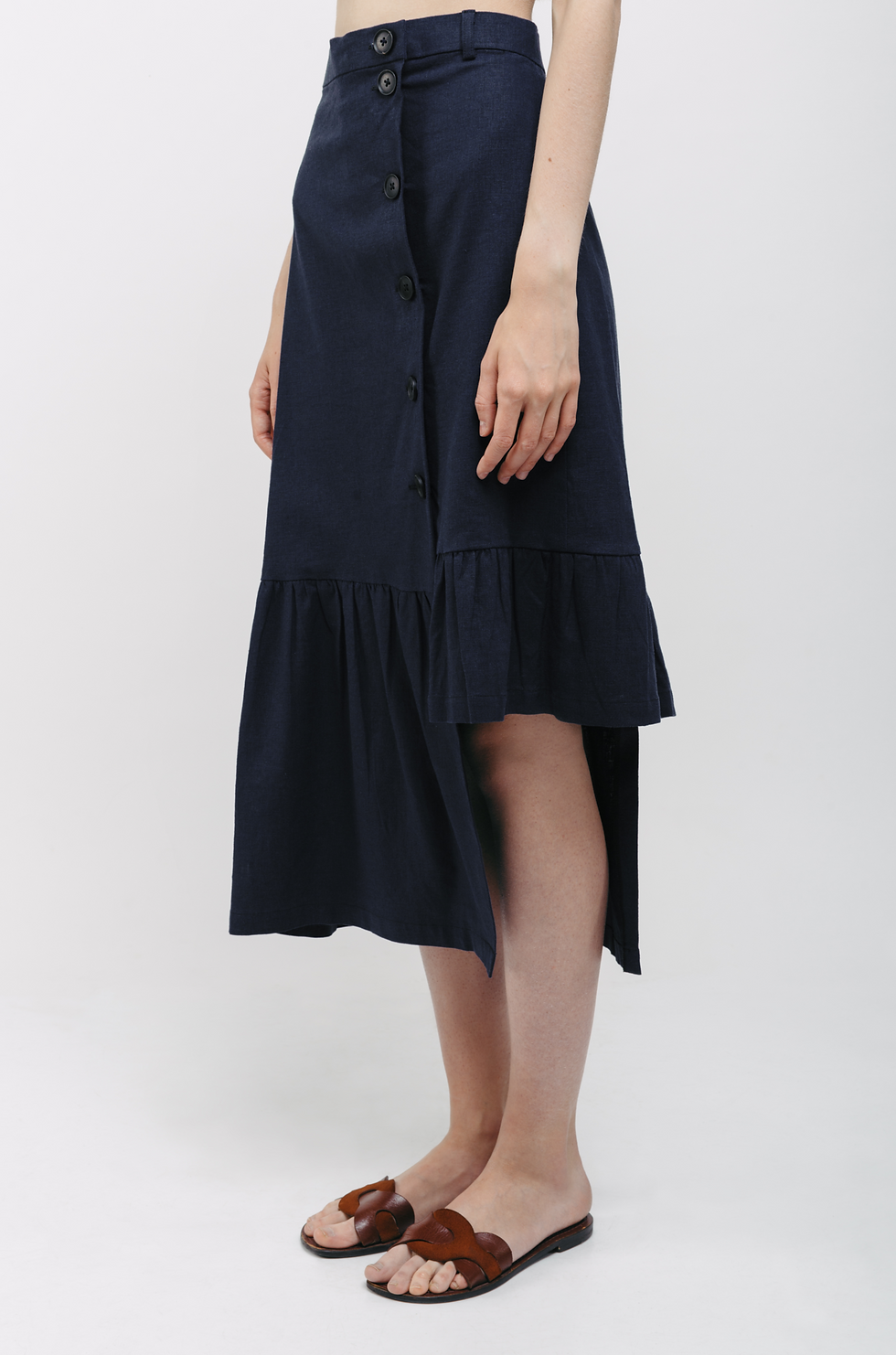 Thumbnail: Asymmetrical Gathered Skirt