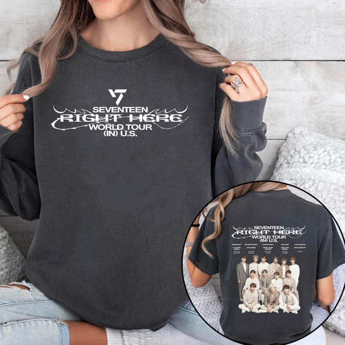 SEVENTEEN RIGHT HERE M ロングTシャツ SEVENTEEN RIGHT HERE ロングTシャツ