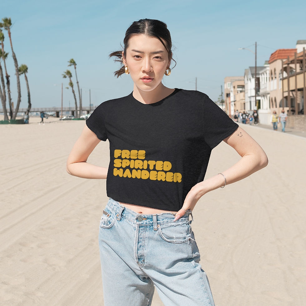 Thumbnail: FSW Gold - Flowy Cropped Tee