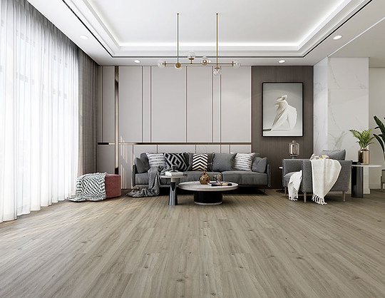 Finfloor Aurora Electra lifestyle glue down floor installed in home office