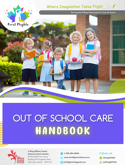 Before and after school care, child care, childcare, daycare, Cold Lake, 4 Wing MFRC, MFRC, MFRCS