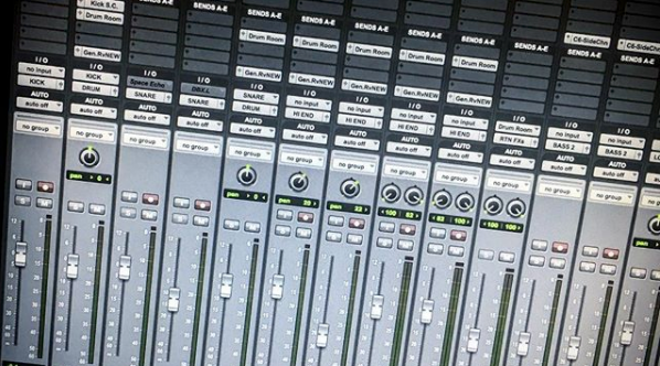 PtoTools mixing session