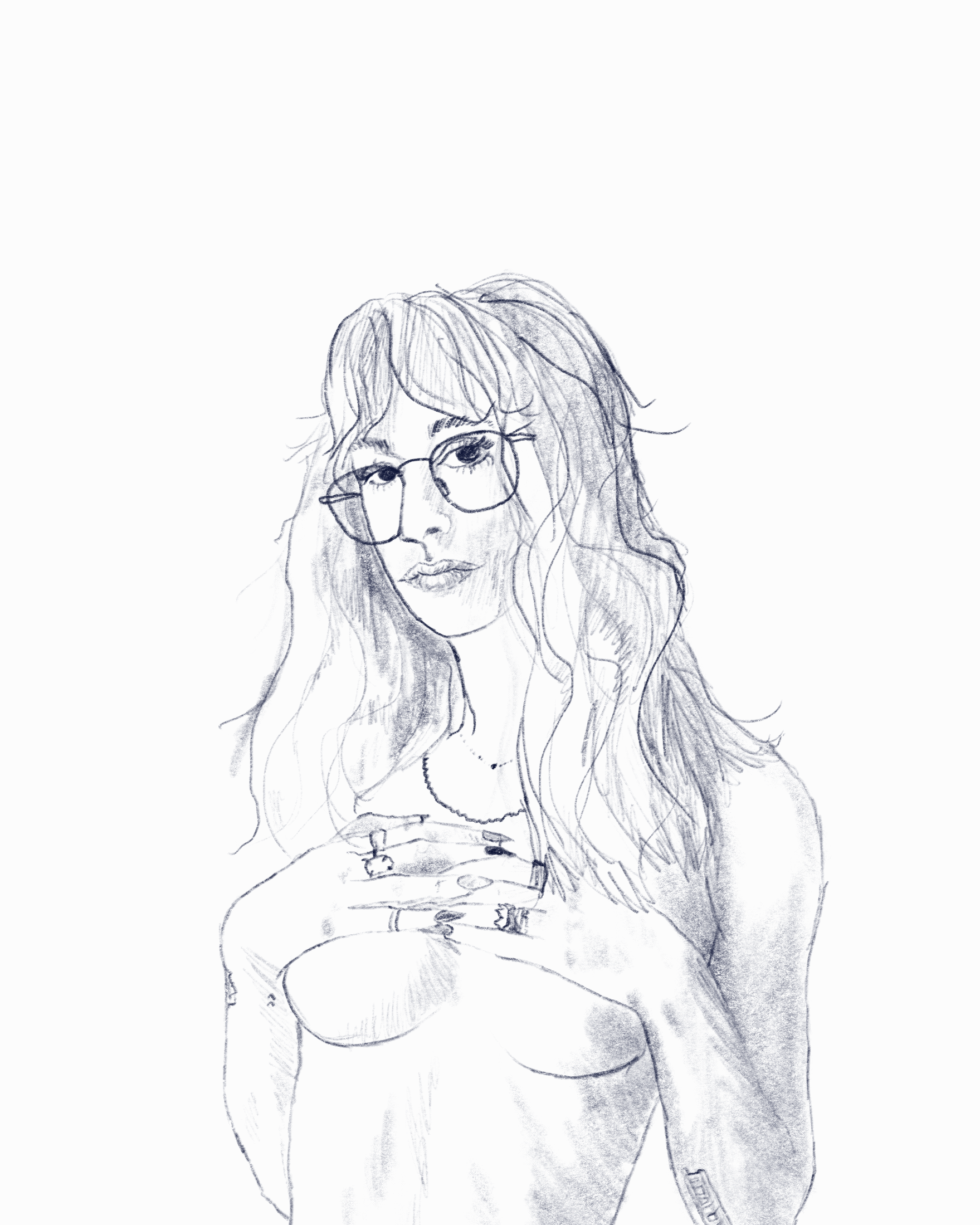 "Naked and Crying", 2020, digital animation