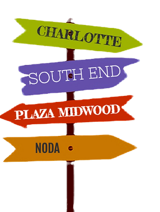 city street direction post