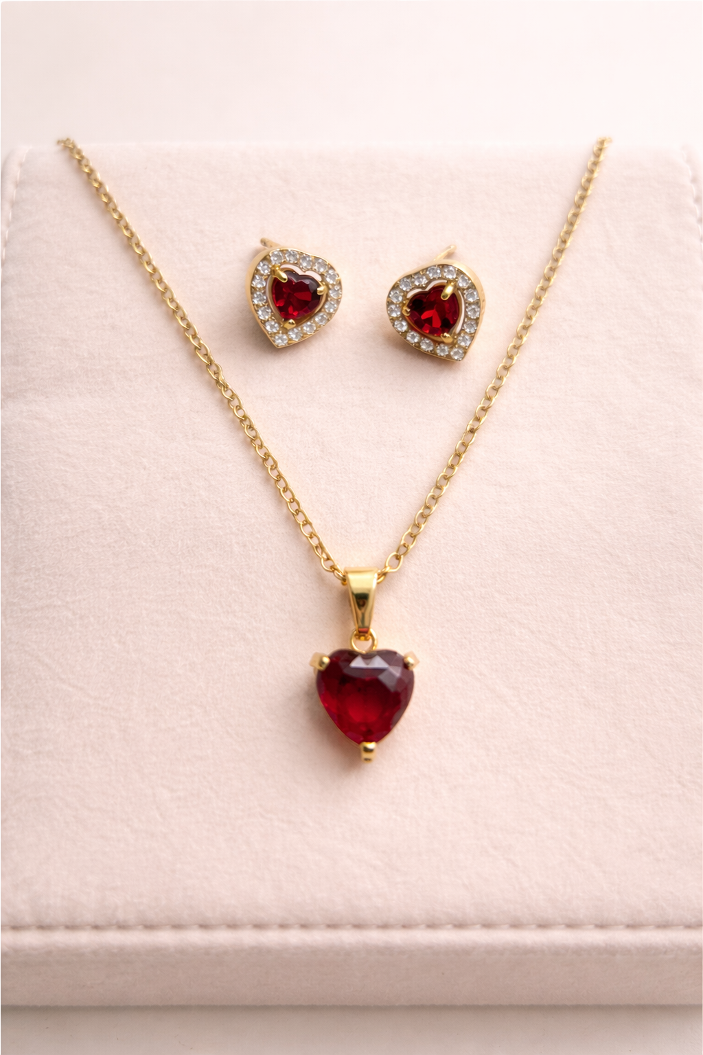 Conjunto Red Hearts MilaPerle
