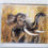 Thumbnail: Sleepy visions- original painting - framed - acrylic - elephant