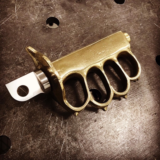 Thumbnail: Trench Warfare Kicker Pedal (POLISHED BRASS)