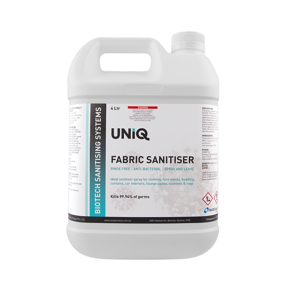 UNiQ - Fabric Sanitiser 4Ltr