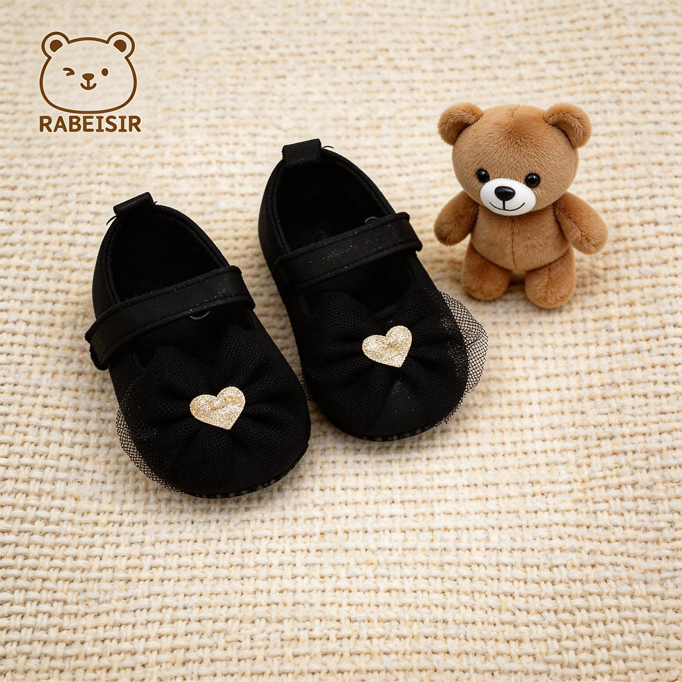 Thumbnail: Little Bella™ Baby Girls' Elegant Bow Shoes