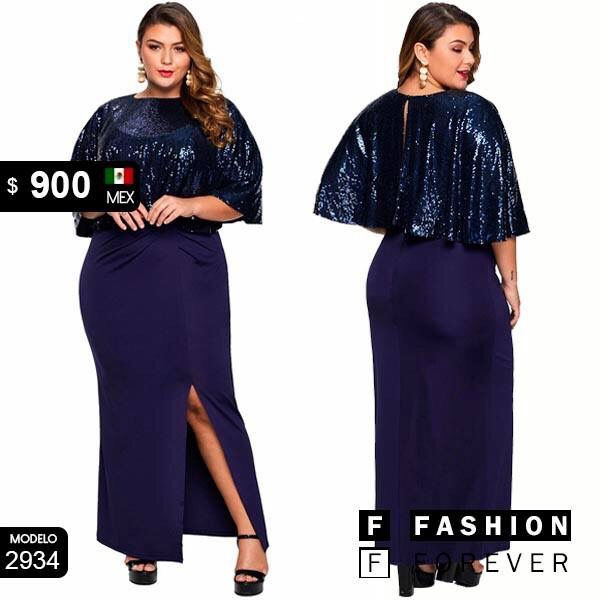 Miniatura: Vestido de noche, tallas extras💃🏻