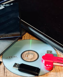 old media such as usb drives, thumb drives, CDs, SD cards, laptops, ipads, etc.
