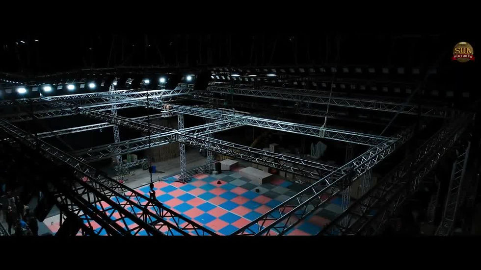 Raaka world record motion capture volume Apple Arts Studios Neel Madhu supervisor Hyderabad India Atlee Sun Pictures