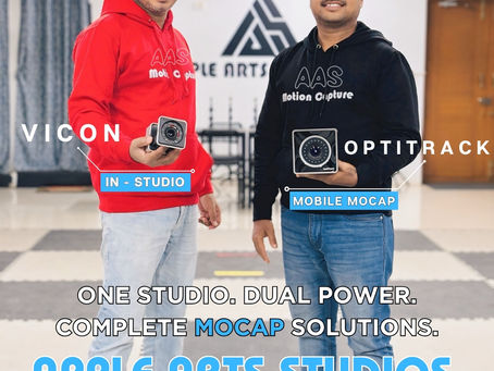 Apple Arts Studios – Dual Motion Capture Power for Films, Games & Virtual Production