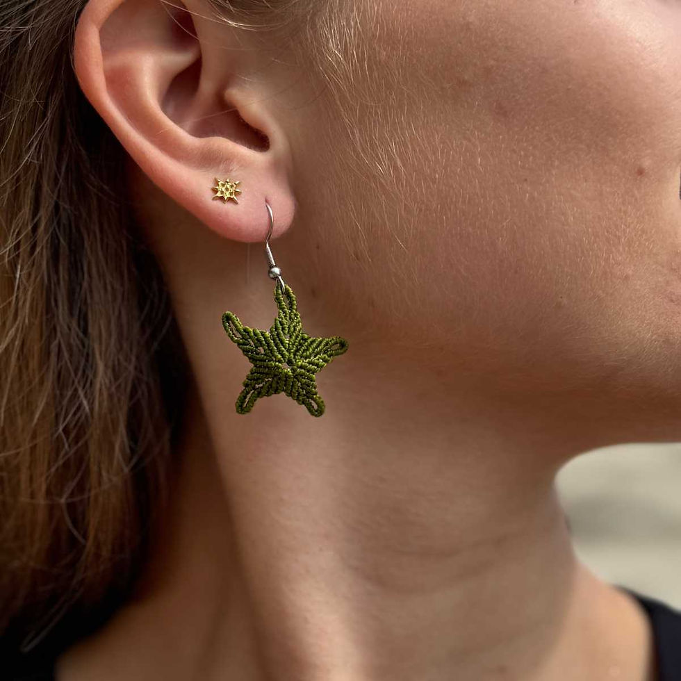Miniature : Boucles d'oreilles étoile de mer