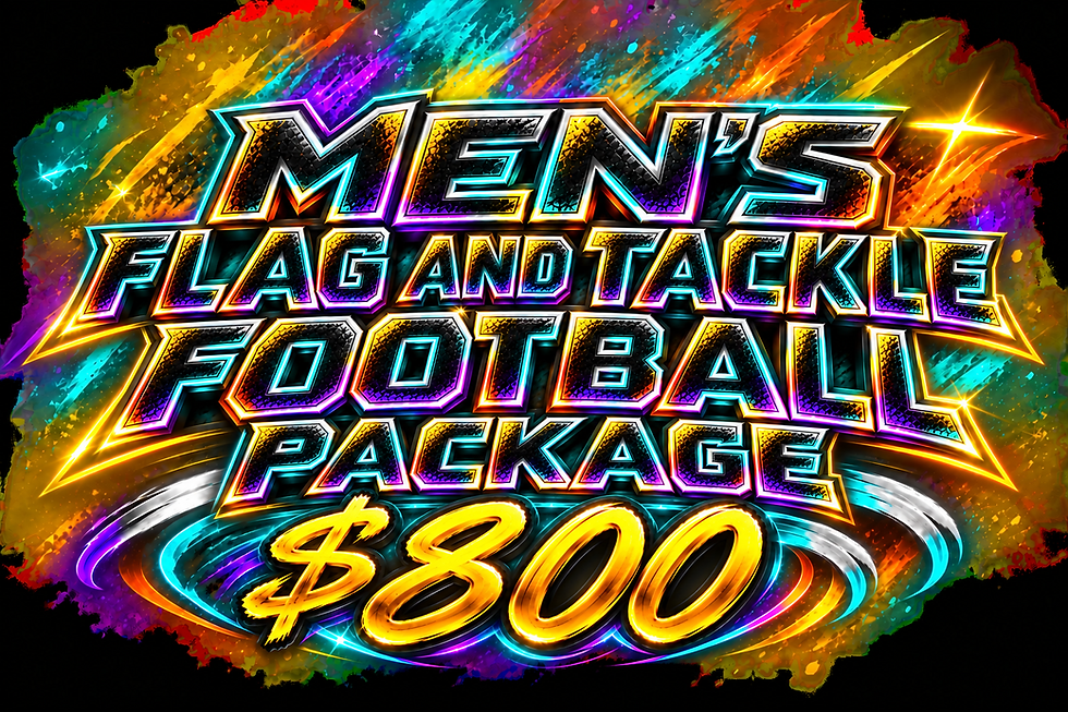 men's flag and tackle