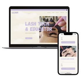 Lllash | Jervis Designs | Website Design