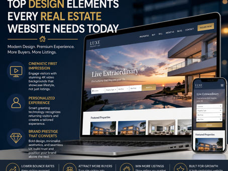 Top Design Elements Every Real Estate Website Needs Today