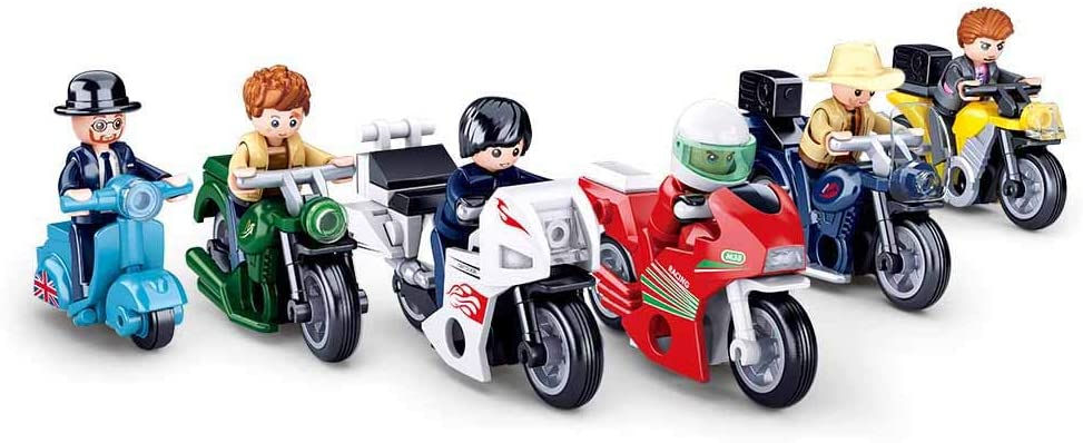 Thumbnail: Sluban M38-B0717 Town Motorcycle 398Pcs
