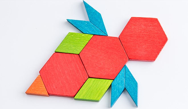 Thumbnail: mideer Pattern Blocks - 250 Pcs