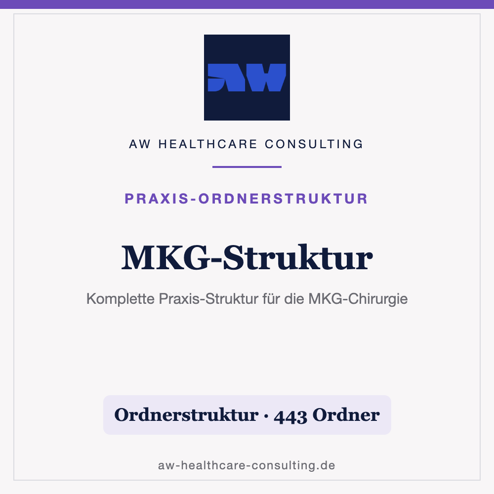 MKG-Struktur: Ordnerstruktur für die MKG-Chirurgie