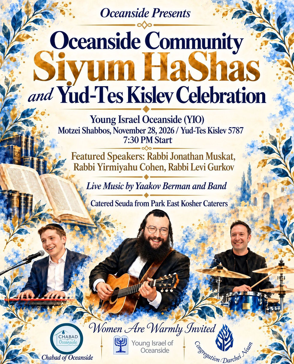 Siyum HaShas & Yud-Tes Kislev