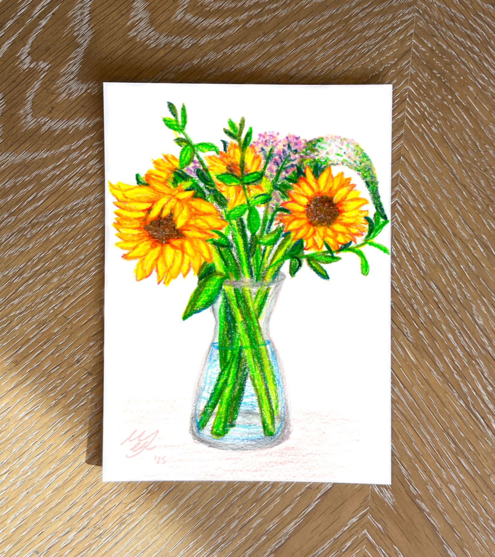 summer bouquet print