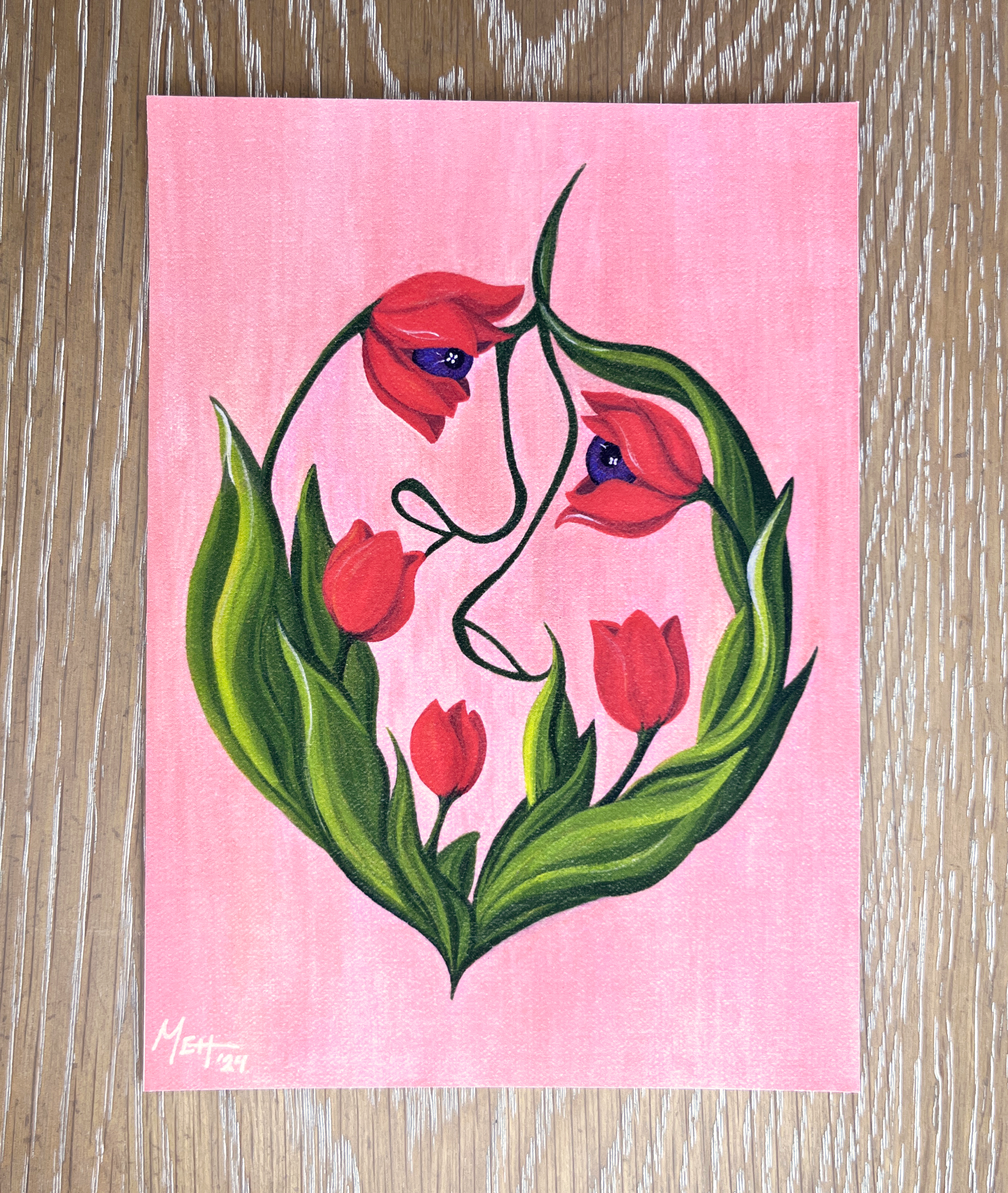 eye-ternal love print