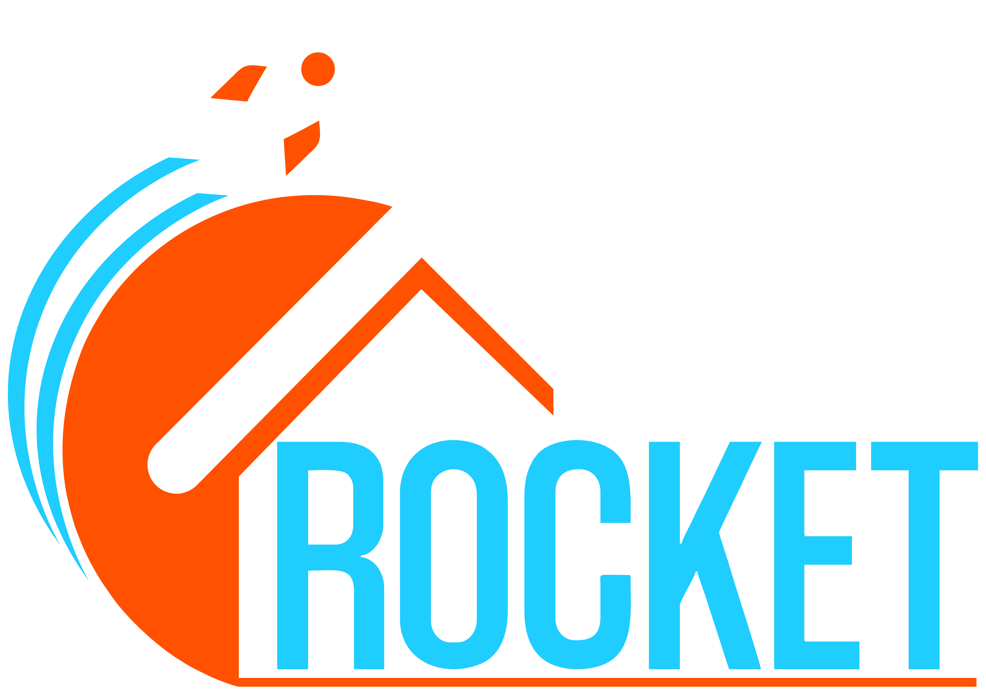 Rocket Roofing General Contractor logo