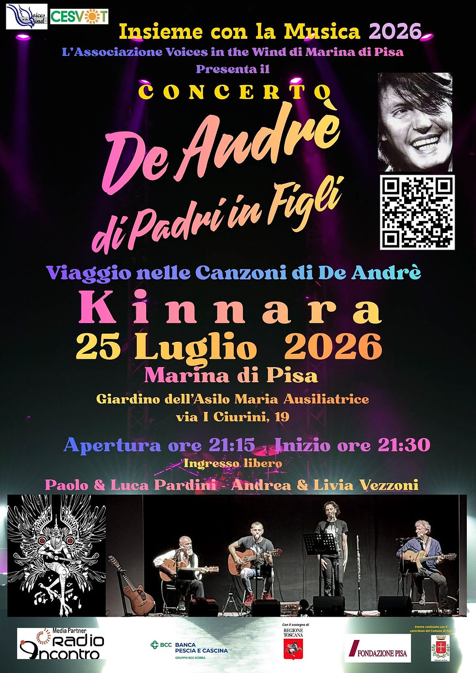 Concerto “De Andrè di padri in figli”