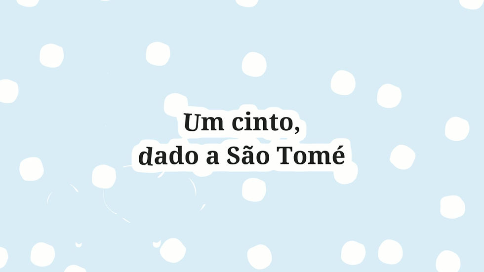 Miniatura: SANTO CINTO DE NOSSA SENHORA(50CM)