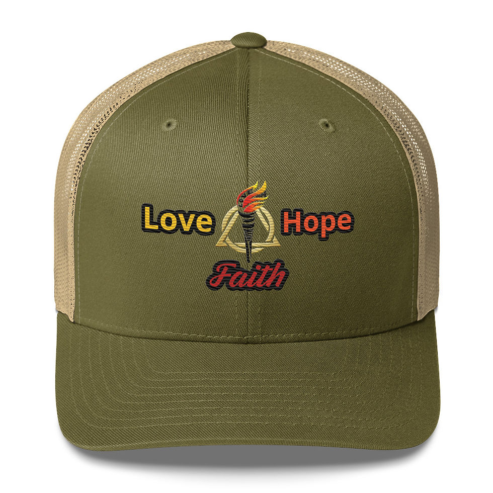 Thumbnail: Love Hope Faith Trucker Cap 
