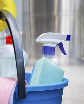 Carrying Cleaning Supplies