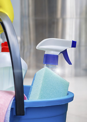 Cleaning Supplies Close-Up