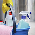 Carrying Cleaning Supplies