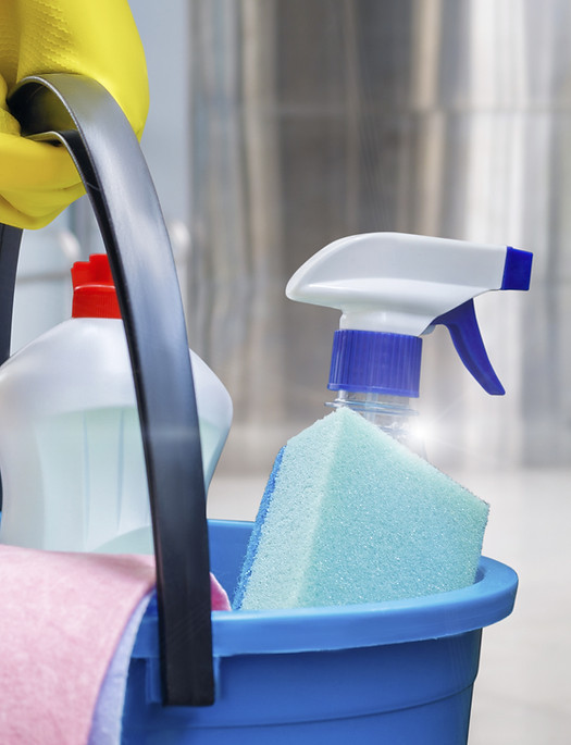 Cleaning Supplies Close-Up