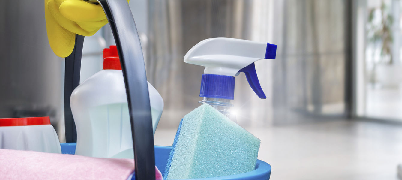 Carrying Cleaning Supplies