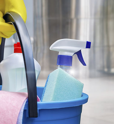 Carrying Cleaning Supplies
