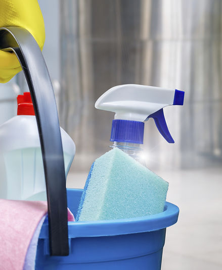 Carrying Cleaning Supplies