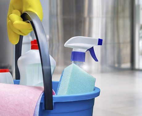 Carrying Cleaning Supplies