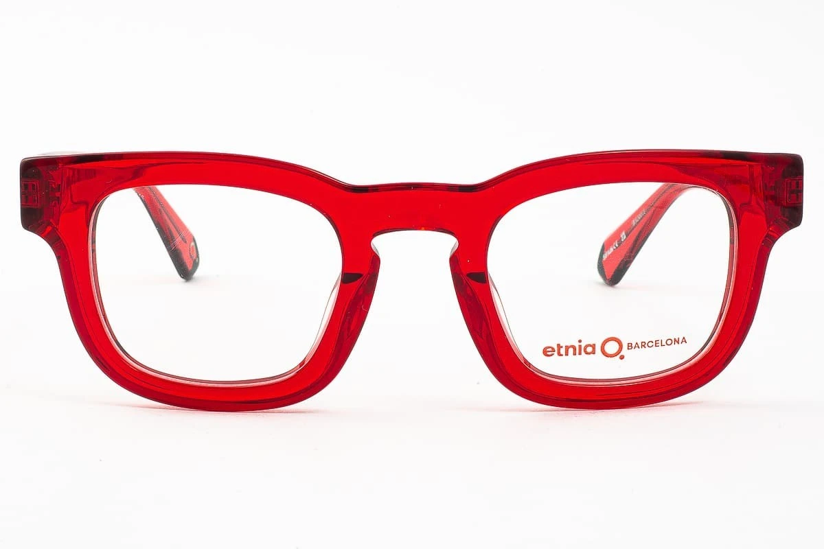 red eyewear