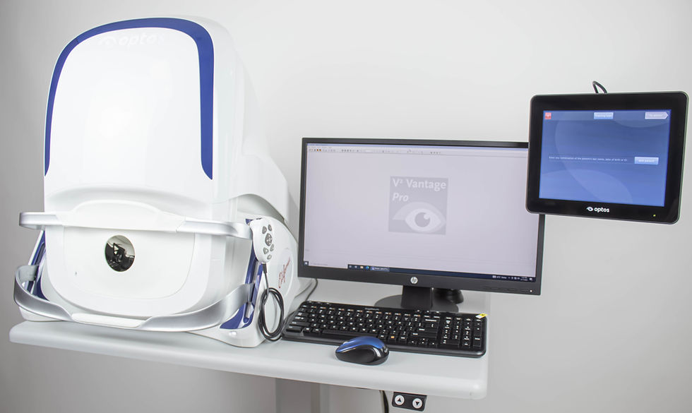 Optos retinal imaging machine